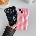 thumbnail image 3 of Funda Caseative para iPhone 14 Rosa con Efecto Ondas de Agua de Silicona, 3 of 6