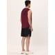 thumbnail image 5 of Camiseta sin mangas con capucha Lars Amadeus para hombre rojo L, 5 of 6