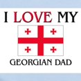 thumbnail image 2 of CafePress - I Love My Georgian Dad Infant Bodysuit - Baby Light Bodysuit, Size Newborn - 24 Months, 2 of 4