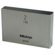Mitutoyo Gage Block,Rect,Steel,2.00 In,ASME 0 611202-531