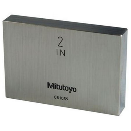 Mitutoyo Gage Block,Rect,Steel,2.00 In,ASME 0 611202-531