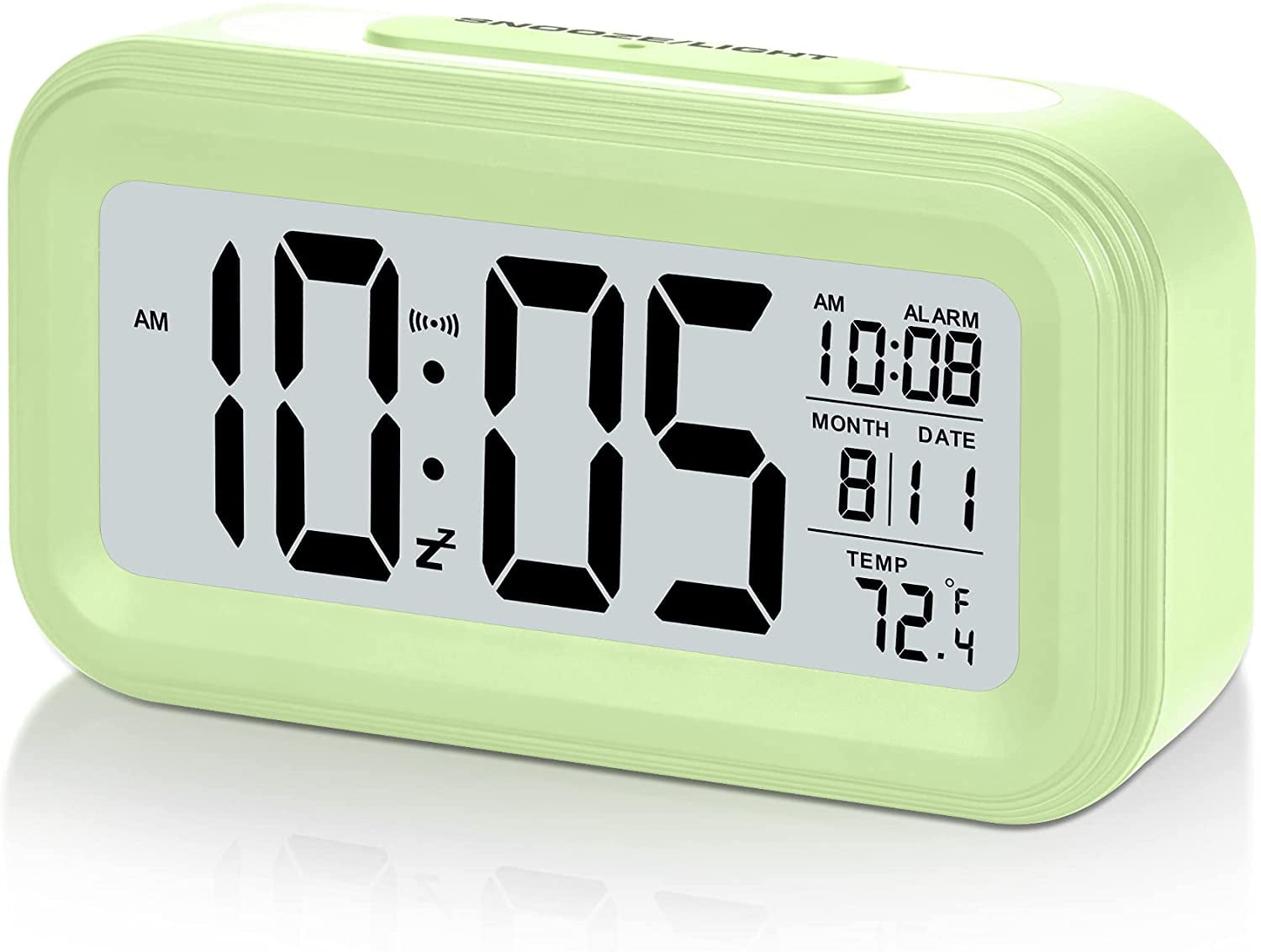 SZELAM Battery Digital Alarm Clock,LCD Clock Electronic for Bedroom