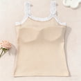 thumbnail image 4 of Garbnen Lace Tank Tops Square Neck Sleeveless Camisoles for Women Spaghetti Strap Summer Fitted Basic Undershirt Women L, 4 of 5