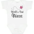 thumbnail image 3 of Inktastic Worlds Best Niece Girls Baby Bodysuit, 3 of 5