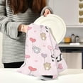 thumbnail image 6 of Kitchen Towels Cartoon Animal Heart Balloon Pattern Cleaning Towel Absorbent Hand Towels Tea Towels for Home Restaurant Dish Clean 28" x 18", 6PCS, 6 of 7