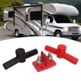 thumbnail image 1 of Power Post Cable Connector, Dual Powerpost Cable Connectors M10 Dual Studs Cable Connector With 2 Insulators For Car RV Ship Truck DC12 To 48V, 1 of 8