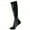 Black, variant on Compression Socks for Women & Men Circulation 20-30mmHg Knee high Plus Size Wide Calves is Best Support for Athletic Running Cycling