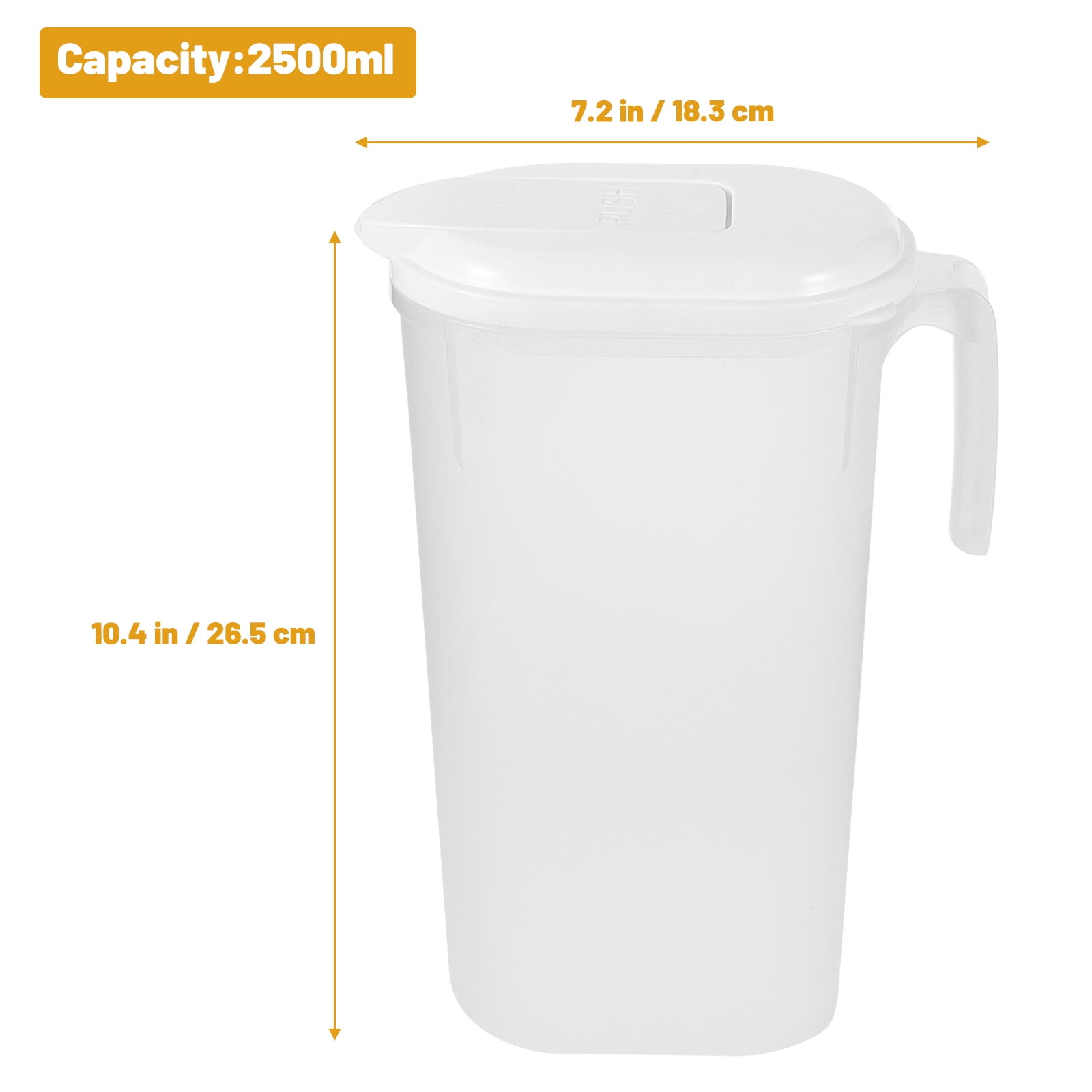 Large Capacity Cold Water Jug Refrigerator Beverage Pitcher Japanese