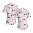 thumbnail image 3 of Goofa Cute Panda Pattern Women's Slim-Fit Short-Sleeve V-Neck T-Shirt,Classic-Fit Short-Sleeve V-Neck T-Shirt-Medium, 3 of 5