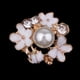 thumbnail image 2 of 2x 5 Piezas de de Imitación Botones de Flores de Hebillas de Espalda Plana Conector para Sombreros ios para El Cabello perfecl Botones de flor de perla, 2 of 8