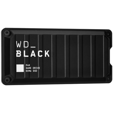 WD - BLACK P40 Game Drive for PC, PS4, PS5 and Xbox 1TB External USB 3.2 Gen 2x2 Portable SSD - Black