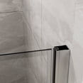 thumbnail image 5 of Shower Door Goodyo 34"x 72" Bifold Frameless Glass Shower Door 1/4 inch Tempered Clear Glass Pivot Swing Shower Panel in Chrome Finish, Foldable,Glass Shower Door, 5 of 6