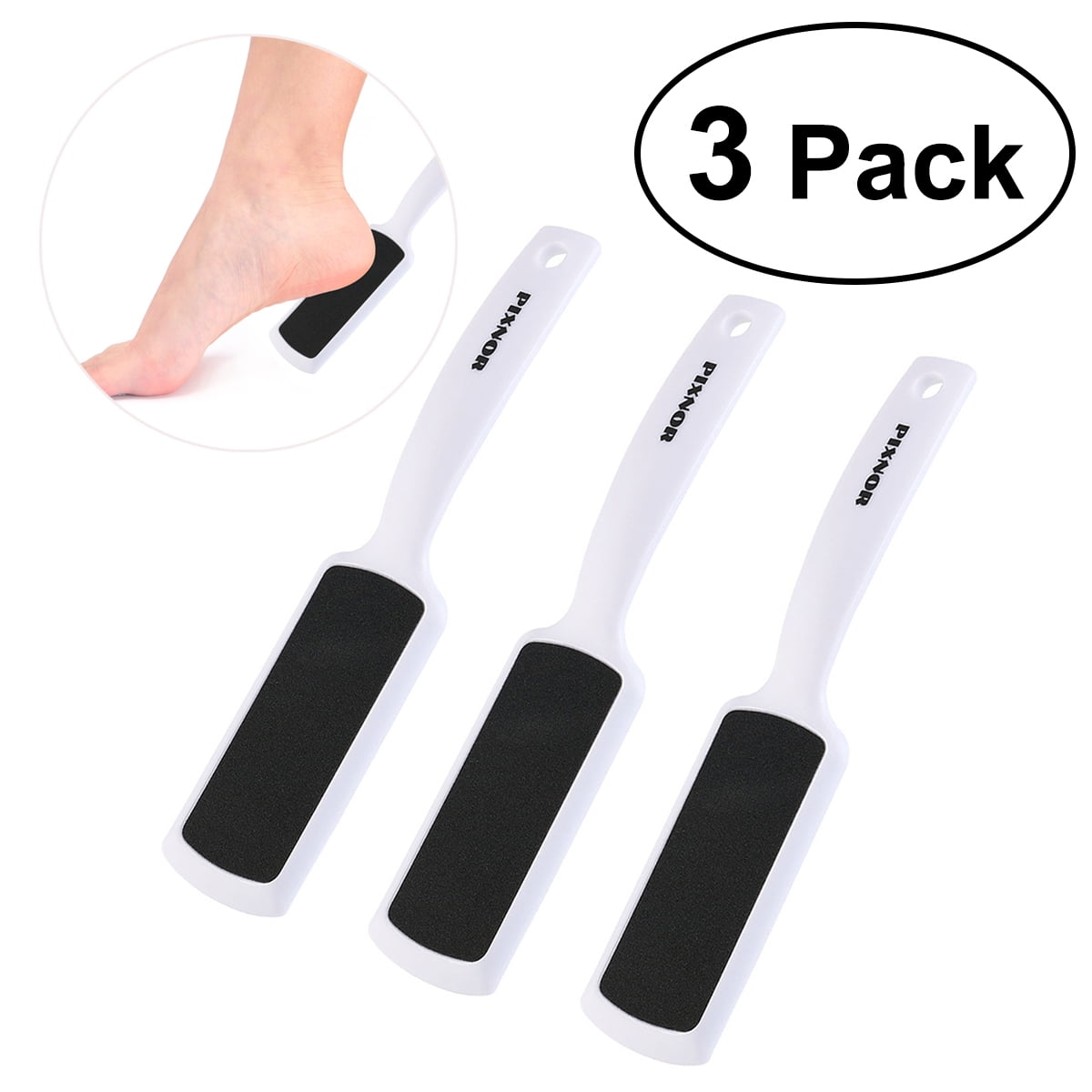 Foot Rasp Foot File and Callus remover. Best Foot care pedicure surface tool to remove hard skin. Can be Used on both wet and dry feet,3pcs