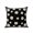 Black, White, Yellow, variant on Outdoor Pillows Waterproof, Grey Spring Floral Bedding Throw Pillows with Insert for Couch Sofa Bed, Daisy Flowers Elegant Farmhouse Art 16x16 Inch Pillowcases Decorative Patio Pillow Set of 1