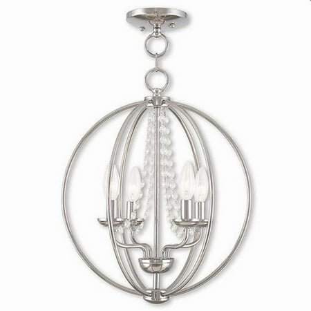 

Transitional Four Light Chandelier-Polished Chrome Finish Bailey Street Home 218-Bel-2255822