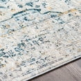 thumbnail image 2 of Surya Laila LAA-2311 144 x 180" Rectangle Traditional Fabric Rug in Cream/Teal, 2 of 7