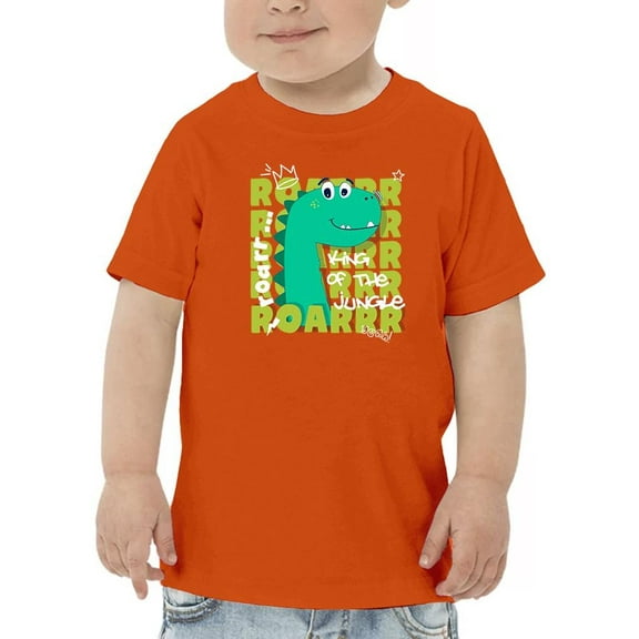 Dinosaur King Of Jungle T-Shirt Toddler -Image by Shutterstock, 5 Toddler