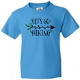 thumbnail image 3 of Inktastic Let's Go Hiking- arrow and leaves Youth T-Shirt, 3 of 5