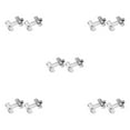thumbnail image 2 of Guardoinrt 2pcs/set Sturdy And Practical Hinge Closure Convenient Door Lock Accessory Stainless Steel Hinge Closure With Screws extra small 5Set, 2 of 6