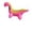 G0-Hot Pink, variant on Inflatable Dinosaur Pool Float for Kids Teens Adults Thickened PVC Ride-On Swimming Raft with Handle Summer Beach Lake Party Lounge Toy