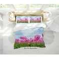 thumbnail image 3 of 3D Rosa Tulipán Floral Funda de edredón Set Ropa de cama Set Funda nórdica Fundas de almohada 285, 3 of 3