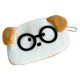 thumbnail image 4 of Estuche para lápices con forma de animal de peluche, estuche novedoso, portátil, con cierre de cremallera y suave Perro de orejas marrones, 4 of 9