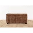 thumbnail image 5 of Belmont Home Caswell 42" Woven Banana Leaf Rattan Storage Trunk in Honey Brown, 5 of 5