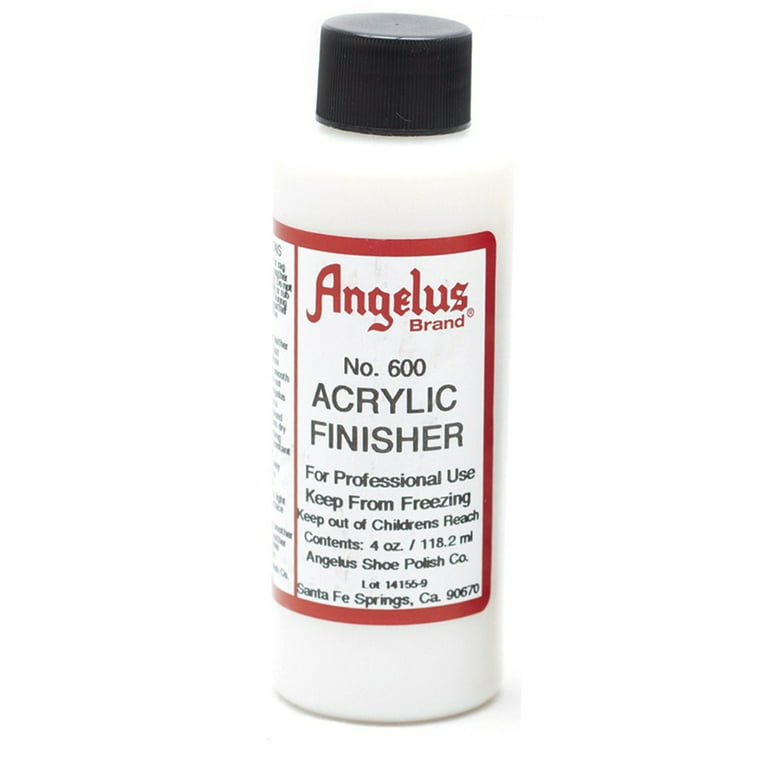 79AS Angelus Leather Articles Shiny Glossy Acrylic Finisher 4 Oz Matte 