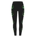 thumbnail image 4 of QATAINLAV Full Length Leggings for Women St Patricks Day Shamrock Graphic Scrunch Butt Leggings Casual High Waisted Tummy Control Workout Yoga Pants Green M Ofertas Del Dia de Hoy Relampago, 4 of 5