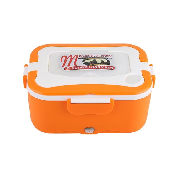 Fiambrera Calefactable De Gran Capacidad De 1,5 L Y 12 V, Calentador De Alimentos Eléctrico Portátil De Acero Inoxidable, Contenedor De Alimentos, Caja Bento Para Coche Con Palillos, Cuchara, Tenedor Monstrate HA020564-00