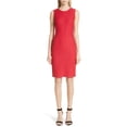 thumbnail image 1 of St. John Womens Adina Knit Vestido Vaina, Rosa, 2, 1 of 1