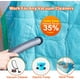 thumbnail image 4 of Bolsa de almacenamiento al vacío para colgar, juego de 4 (135x70cm), cubierta de sellado al vacío para trajes, abrigos, chaquetas, bolsa de sellado al vacío azul JM MX-0135411FYD, 4 of 5