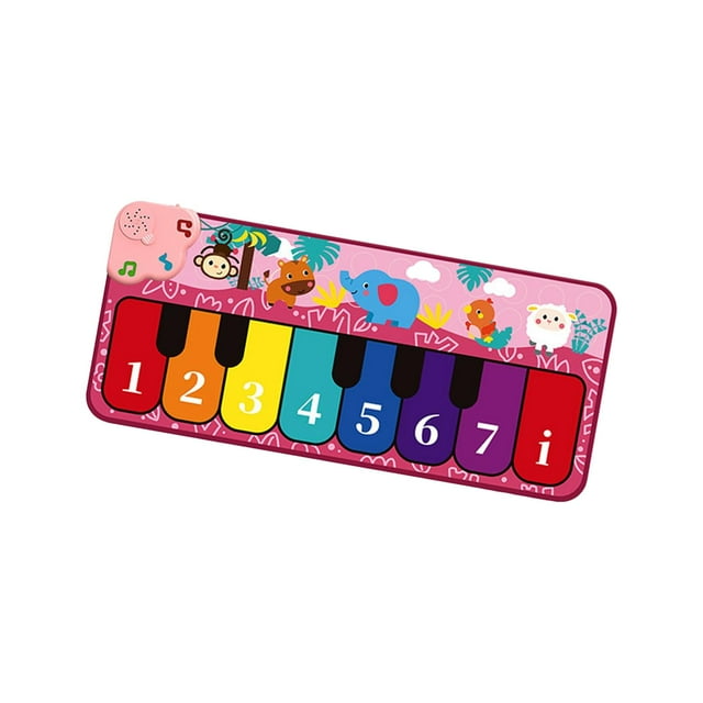 Estera de música de baile plegable, conveniente, impermeable, antideslizante, juguetes educativos, estera Musical para acampar, regalos, , Rojo Hugo Almohadilla de baile