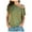 Army Green, variant on gakvbuo Off Shoulder Tops For Womens Summer Tops Short Sleeve Sexy Strappy Cold Shoulder Tops Irregularity Cute Tunic Blouse Basictees Tops Shirts