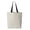 Natural/ Black, variant on Q-Tees Color Handles 11L Canvas Tote Bag, Style Q4400