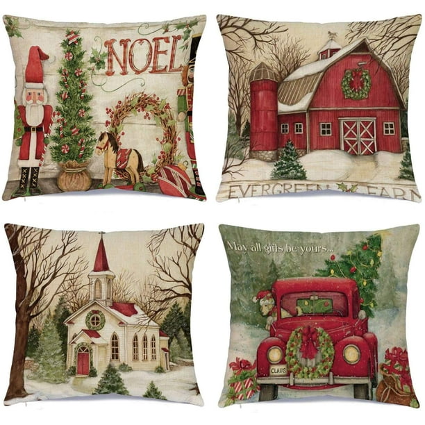 cheap christmas pillows walmart