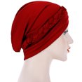 thumbnail image 2 of Bangcool Turban Headwrap Twisted Braid Elastic Beanie Headwrap Hair Loss Cover Sleep Cap, 2 of 8