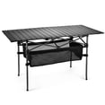 thumbnail image 1 of WUROMISE Sanny Mesa plegable portátil para picnic al aire libre, mesa enrollable de aluminio con bolsa de transporte fácil para interior, exterior, camping, playa, patio trasero, barbacoa, fiesta, pat, 1 of 5