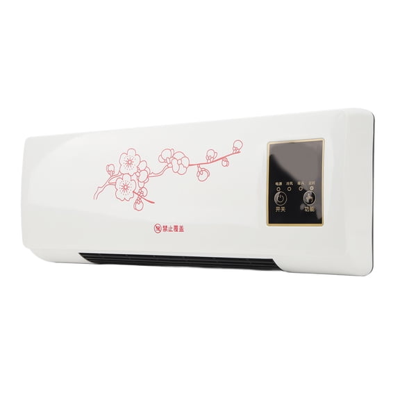 Aire Acondicionado De Pared, Calentador De Pared 2000W Con Control Remoto Para Dormitorio