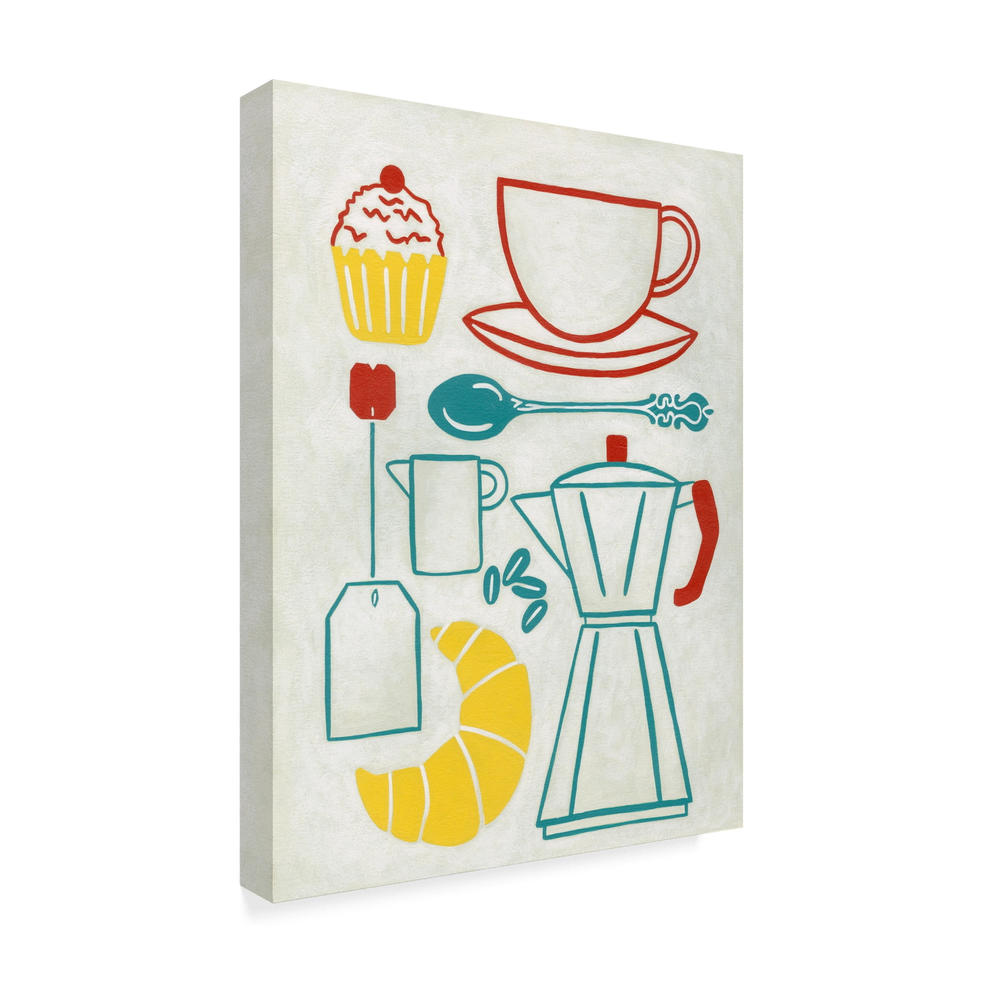 Trademark Fine Art 'Sunday Brunch' Canvas Art by Chariklia Zarris