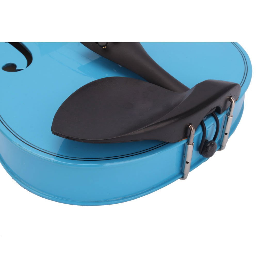 4/4 Full Size Natural Acoustic Violin with Case, Bow, and Rosin - Ideal for Student and Beginners, Natural