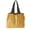 Yellow, variant on Foldable Tote Bag Fashion Color-Block Pull the Rope Closure Handbags Collapsible Packable Reusable Large Grocery Shopping Bags with Handles and Strap Casual Daily Use Yellow Medium