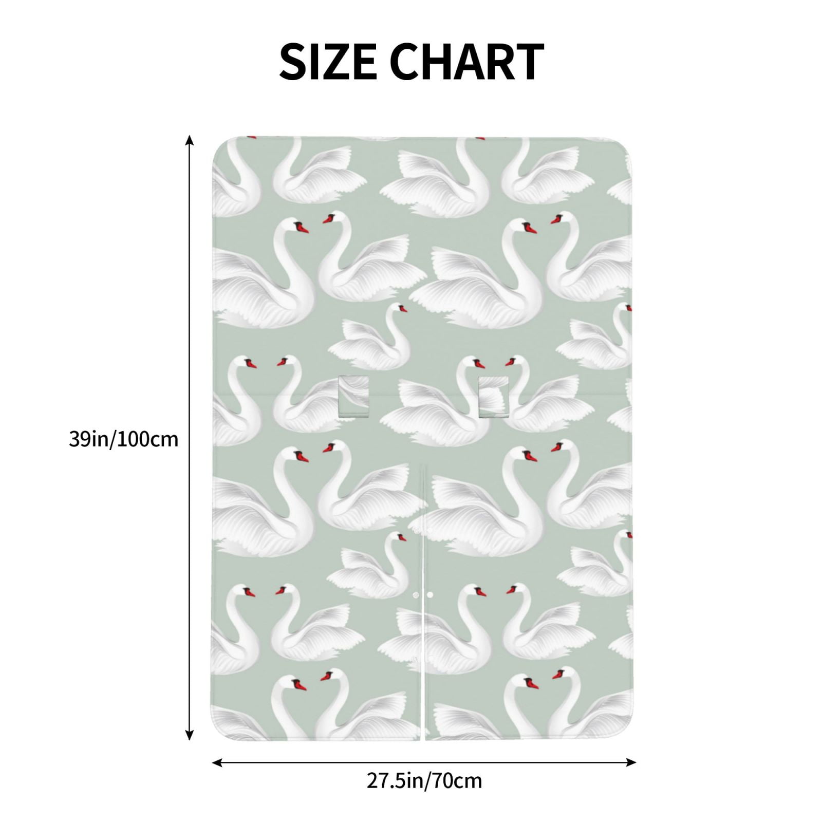 Naloa White Birds Baby Car Seat Cover, Breathable Baby Carrier Cover, Multiuse Baby Carrier Cover & Nursing Breastfeeding Cover
