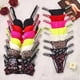 thumbnail image 2 of Ajustable Sujetador Conjunto De Diamantes De Imitación De Lentejuelas Lencería sexy glitter Transpirable push-up De Las Mujeres De Impresión De Letras, 2 of 5
