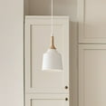 thumbnail image 6 of 43682WH-Kichler Lighting-Danika - 1 light Mini Pendant - with Mid-Century/Retro inspirations - 9.25 inches tall by 5.25 inches wide-White Finish, 6 of 6