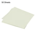 thumbnail image 3 of Papel de Origami Uxcell de Doble Cara para Proyecto de Arte y Manualidades para Principiantes 50 Hojas Blanco Crema 3x3 pulgadas, 3 of 6
