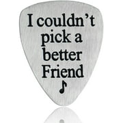 I Couldn’t Pick A Better Friend Musical Guitar Pick Jewelry Gift for Best Friends Friendship Gift