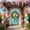 M, variant on Shipiny Easter Egg Bunny Pattern Door Curtain, Festive Easter Festival Door Cover, Colorful Egg Rabbits Decor Curtain, Holiday Door Curtain for Easter Home Indoor Outdoor Decor, T