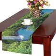 thumbnail image 1 of BSDHOME The Waterfall Cotton Linen Table Runner 14x72 Inches, 1 of 4