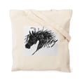 thumbnail image 2 of CafePress - Horse Head Art Tote Bag - Unisex Canvas Tote Bag, Beige, 1-Piece, 2 of 7